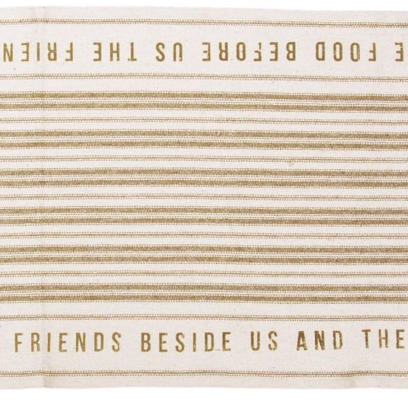 Table Runner Everyday Thank You for the Food 56" Fall Harvest Thanksgiving - Picture 4 of 6